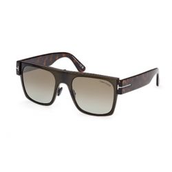 Tom Ford Tf1073 Edwin Dark Green w/ Havana -Green Gradient Lenses