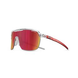 Julbo Frequency Translucide Brillant Cristal/Rouge - Spectron 3 Flash Rouge