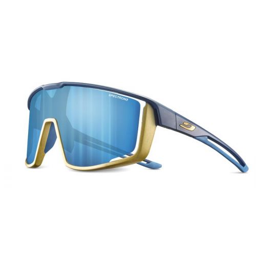 Julbo Fury Mat Bleu Foncé/OrSpectron 3 Flash Bleu