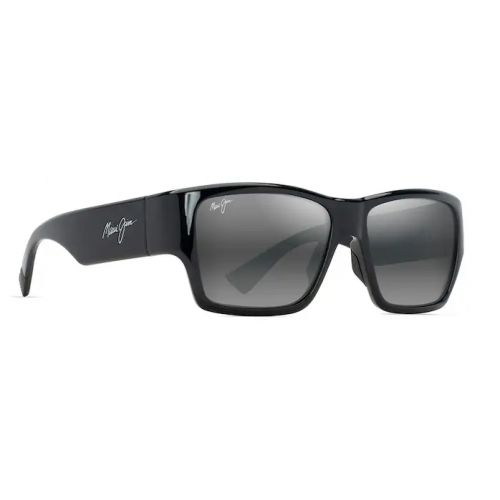 Maui Jim Ka'olu Shiny Black Neutral Grey Polarized