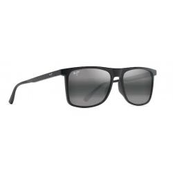 Maui Jim Surf Rider Noir Intérieur Bleu Gris Neutre