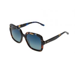 Komono Miley Havana Prism Rose Gold - Blue Polarized Lenses