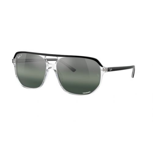 Ray-Ban Bill One RB2205 Black on Transparent - Polar Clear Gradient Dark Blue