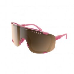 POC Lunette de Soleil - DEVOUR - Actinium Pink - Translucent Brown/Silver Mirror Cat.2 