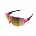 Poc Eyewear AIM Fluorescent Pink/Uranium Black-Gold Mirror CAT 2