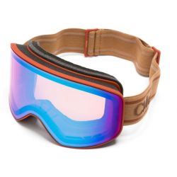 Chloé Cassidy Masque De Ski Brun Orange Ecran Zeiss Cat.2