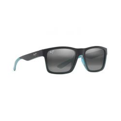 Maui jim The Flats Black/Teal Stripes - Neutral Grey Polarized Lenses