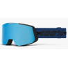 100% SNOWCRAFT Dusty Snow 2 écrans HIPER Vermilion-Rose w/ Blue ML Mirror & HIPER Pink / Turquoise ML Mirror - 100Percent Goggle