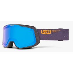 100% SNOWCRAFT XL Academia 2 écrans HIPER Blue Flash ML S1 & HIPER Dark Smoke S3 - 100Percent Goggles