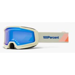 100% OKAN Nation Hiper Smoke w/ Blue ML Mirror Lens - 100Percent Goggles