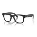 Ray-Ban Meta Wayfarer Shiny Black Clear