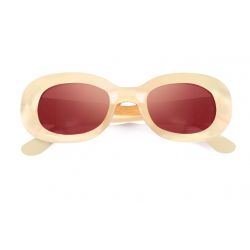 Moken Ivy Milk - Pink Polarized Lenses