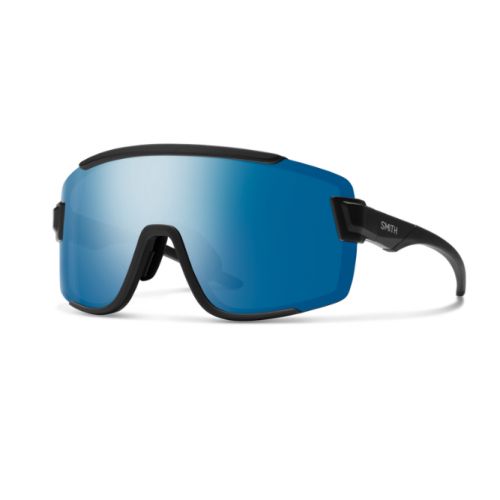 Smith Wildcat Matte Black Chromapop Polarized Blue Mirror