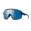 Smith Wildcat Matte Black Chromapop Polarized Blue Mirror