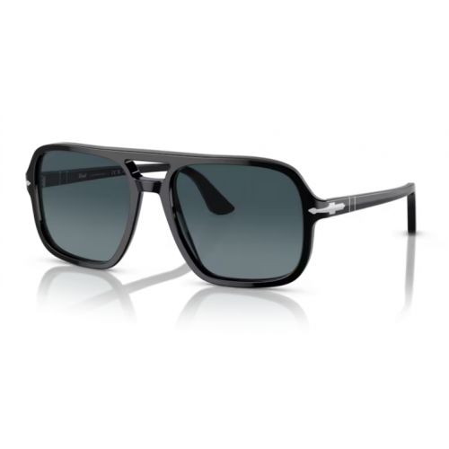 Persol 0P03328S Black - Light Blue Gradient Dark Blue Polarized Cat.3