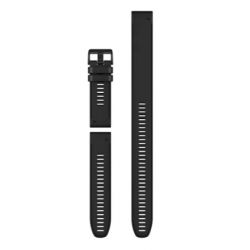 Garmin Bracelet Fénix QuickFit Silicone Noir - 26mm - PLONGEE