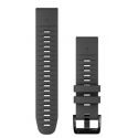 Garmin Bracelet Fénix QuickFit Silicone Graphite - 22mm