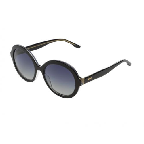 Komono Misty Havana Prism Rose Gold - Blue Polarized Lenses