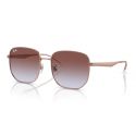 Ray-Ban RB3713D Rose Gold Light Blue Gradient Violet Cat.2