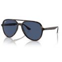 Ray-Ban RB4376 Havanna Dark Blue Lens