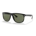 Ray-Ban Boyfriend Black Crystal Green Polarized