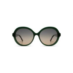 Komono Misty Hunter White Gold - Grey Gradient Polarized Lenses 