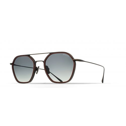 Brett Phil Sun Titanium Gris Bordeaux - Grey Polarized Lenses
