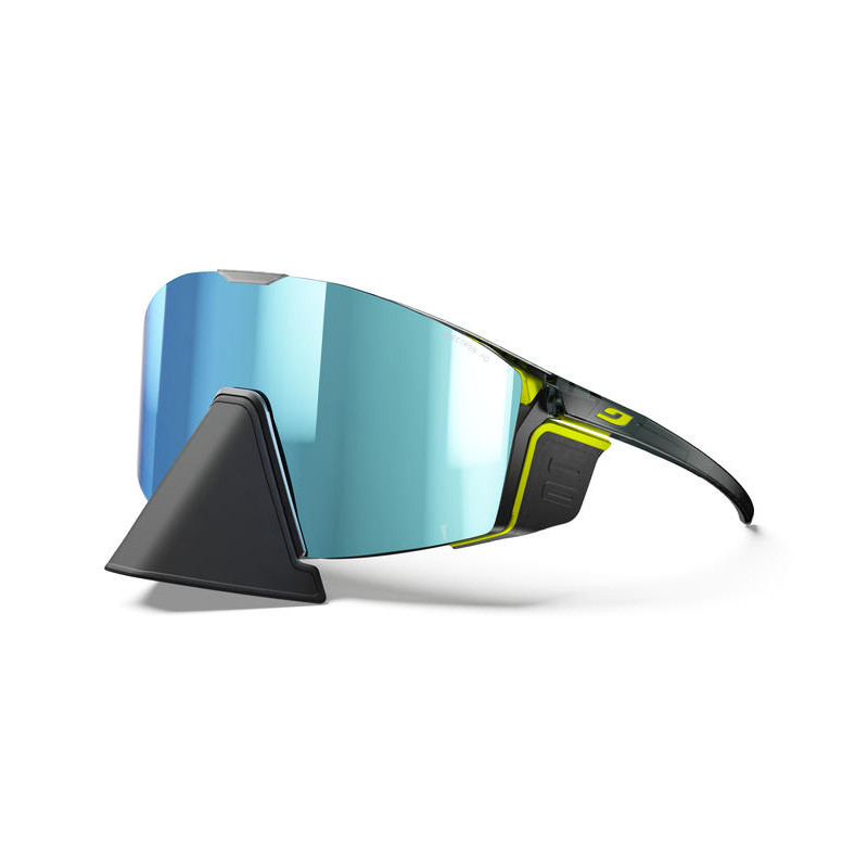 Julbo Edge Cover Spectron HD4 Mat Noir/Jaune Fluo Ocean Master - Blue Polarized