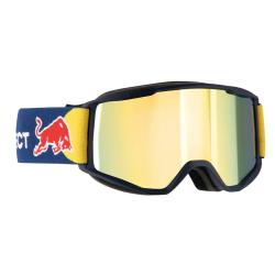 Red Bull Neon Blue/Smoke with Yellow Mirror