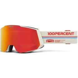 100% SNOWCRAFT Launch 2 écrans HIPER Red lens Mirror - 100Percent Gogg