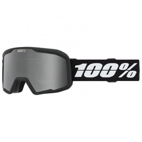 100% Masque VALNOR Black - Mirror Silver Lens
