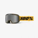 100% Masque VALNOR Black Camel - Mirror Silver Lens