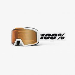 100% Masque VALNOR Base White - Amber Lens