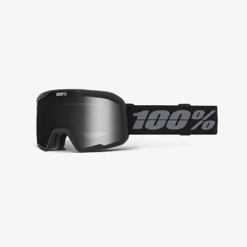100% Masque VALNOR Base Black - Dark Smoke Lens