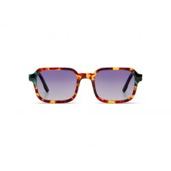 Komono The Romeo Teal Tortoise - Grey Gradient Polarized Lenses