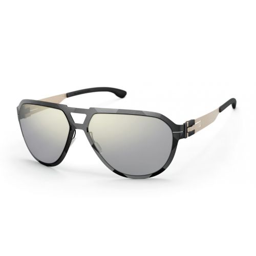 iC! Berlin FLX_S04 : Median Night : Graphite : Dark-Green : Green Polarized : FLX