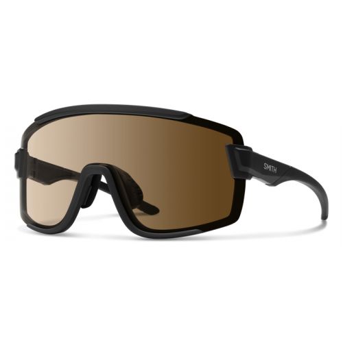 Smith Wildcat Matte Black Chromapop Photochromic 1-3 Brown Mirror + Clear Lens