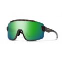 Smith Wildcat Matte Brown Havana Chromapop Green Gold Mirror + Clear Lens