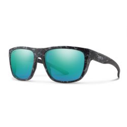 Smith Barra Matte Cement ChromaPop Polarized Green Mirror