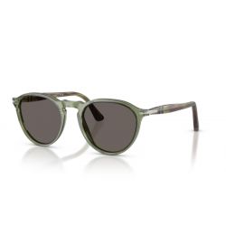 Persol PO3286S Transparent Green - Dark Grey Lenses