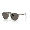 Persol PO3286S Transparent Green - Dark Grey Lenses