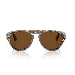 Persol 3370S Amber Brown/Pirate Black Brown Polar Lenses