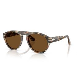 Persol 3370S Amber Brown/Pirate Black Brown Polar Lenses