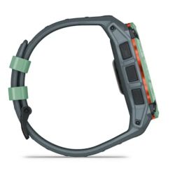 Garmin Instinct 3 SOLAR GPS Watch, Noir avec bracelet gris charbon 50mm