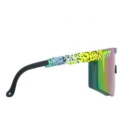 Pit Viper The Rec Beach Original Wide Lens HDPV Polarized Blue-Purple