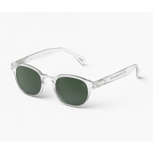 Izipizi Sun Forme C Crystal - Green Polarized Lenses