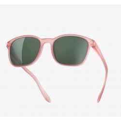 Izipizi Sun Journey Pale Pink - Green Lenses Silver Mirror Polarized