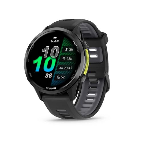 Garmin Forerunner 965 Amoled Titane Blanc et Gris