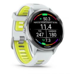 Garmin Forerunner 965 Amoled Titane Blanc et Gris