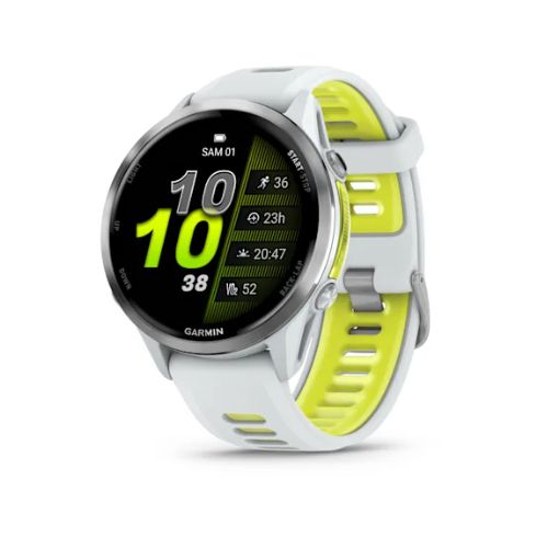 Garmin Forerunner 965 Amoled Titane Blanc et Gris